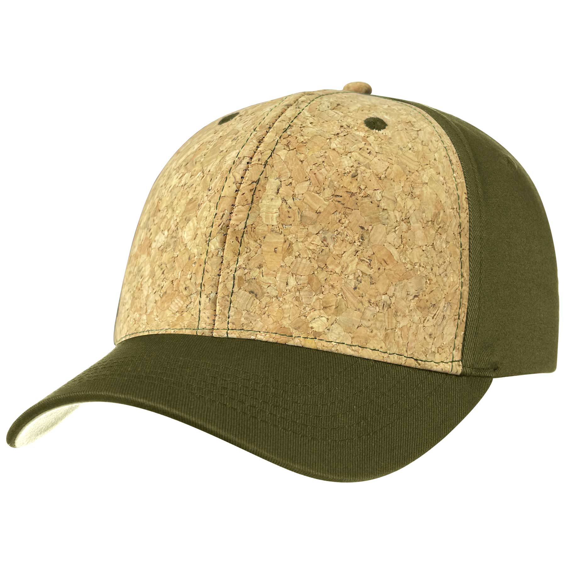 FlyFlyPromos - Two Tone 6 Panel Cork Trucker Baseball Cap Image 6 - Promotional Product